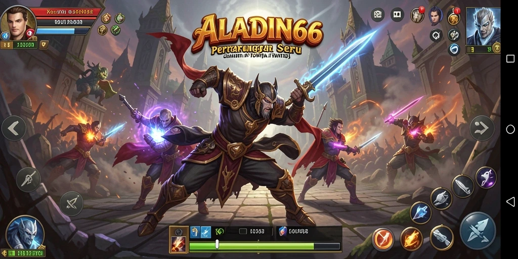 Tampilan seru pertarungan di dunia ALADIN66.