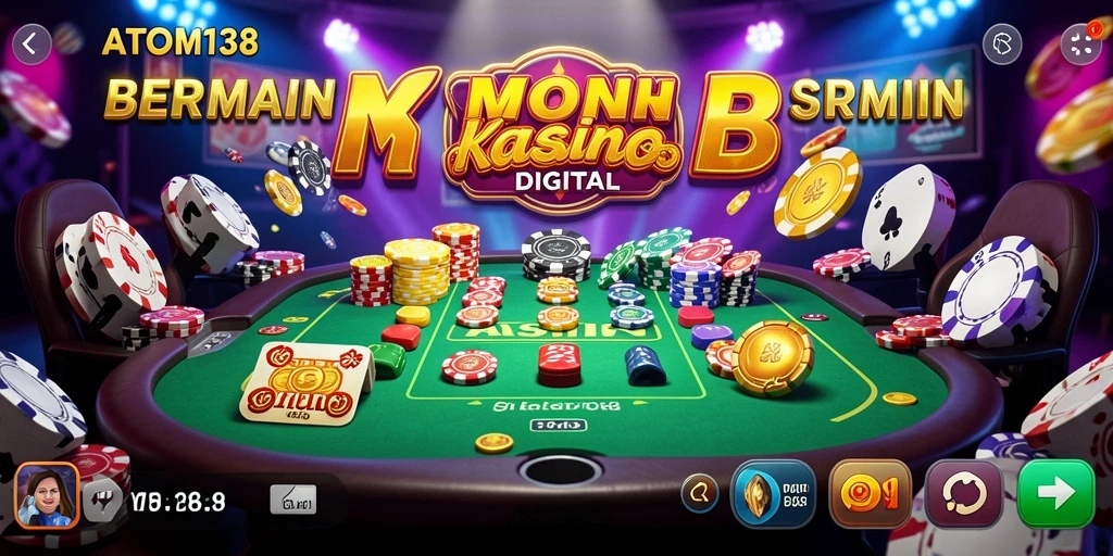 Tampilan gameplay menarik dari ATOM138 yang menggambarkan suasana Kasino.