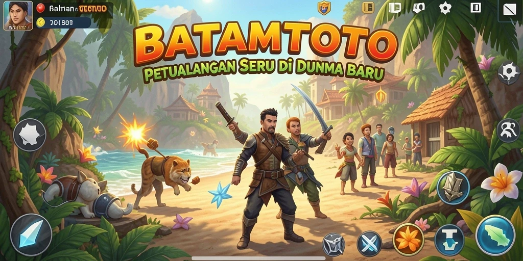 Tampilan gameplay seru dari BATAMTOTO di dunia petualangan.