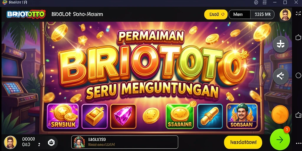 Screenshot BRIOTOTO menampilkan gameplay menarik dan seru dari mesin slot.