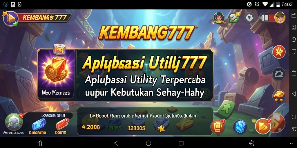 Tampilan antarmuka KEMBANG777 yang sederhana dan intuitif.