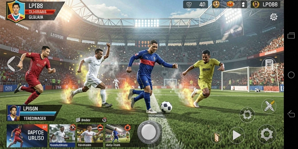 Tampilan seru dari gameplay LPO88 yang penuh aksi olahraga.