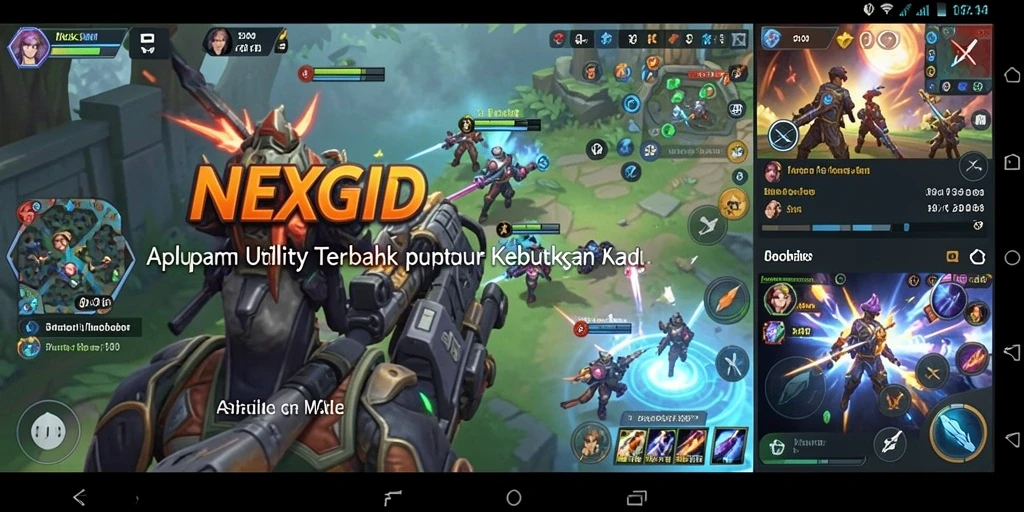 Screenshot tampilan antarmuka pengguna NEXGID yang informatif dan menarik.
