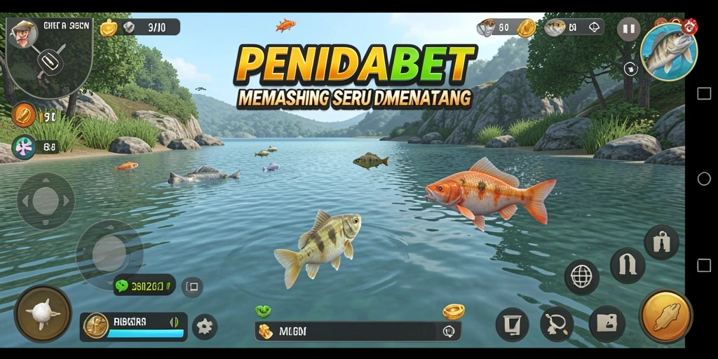 Tangkapan ikan besar dalam gameplay PENIDABET yang menantang.
