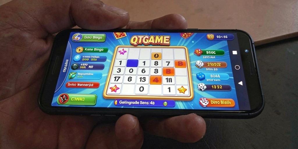 Tampilan utama gameplay Bingo di QTGAME yang mengasyikkan.