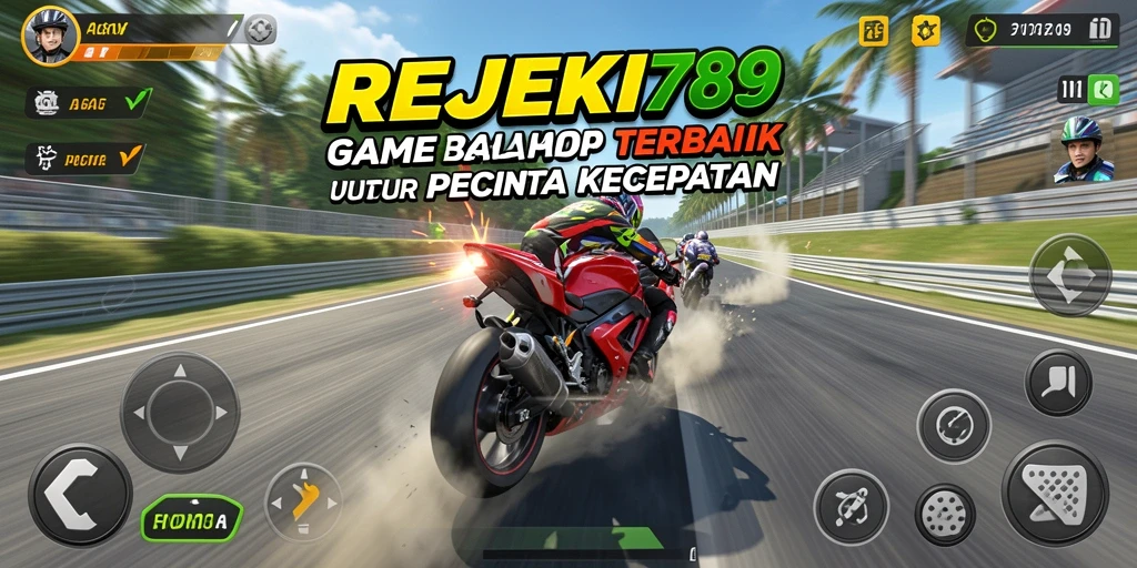 Tampilan mendebarkan dari balapan motor di REJEKI789.