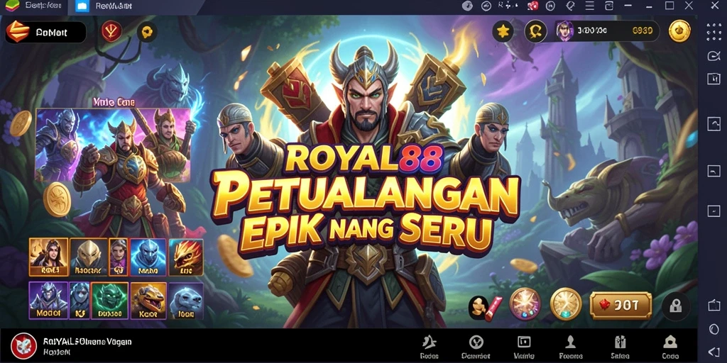 Gameplay seru ROYAL88 dengan grafik menakjubkan dan tantangan menarik.